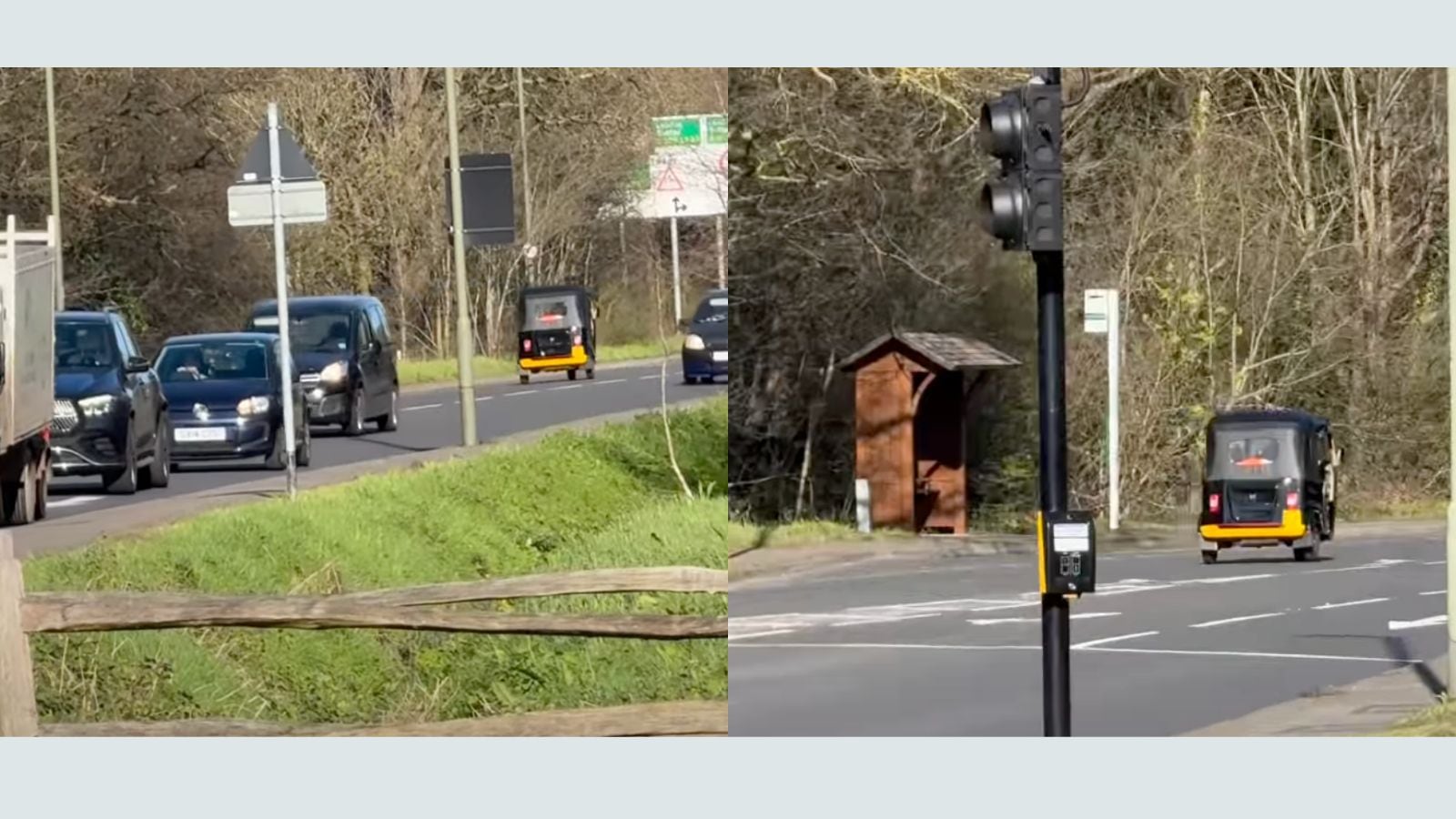 indianexpress.com - Trends Desk - Delhi or London? A black-and-yellow auto-rickshaw just gave UK traffic 'desi' makeover; video goes viral