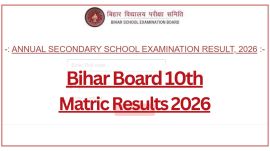 Bihar Board 10th Matric Results 2026 Live Updates ff