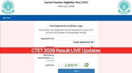 CBSE CTET Result 2026 Live Updates
