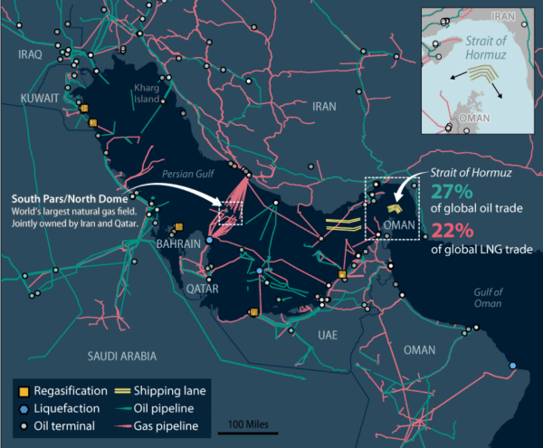 Mines in Strait of Hormuz