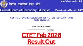 CTET Feb 2026 Results Out