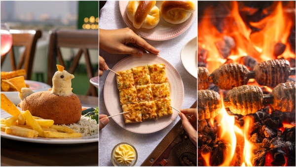 Chicken à la Kiev, chilli cheese toast, and dori kebab, some of the signature dishes at Gallops. (Photo courtesy: Special arrangement/Gallops)