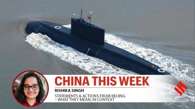 A Chinese Kilo-class submarine.