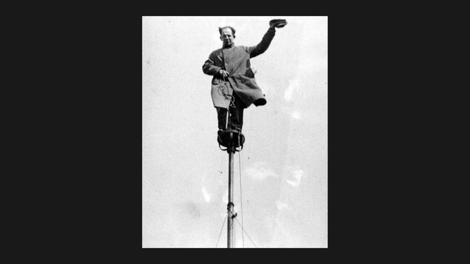 Exploring the bizarre world of 1920s pole sitting