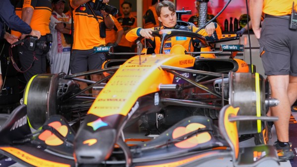 McLaren driver Oscar Piastri during the practice session for the Australian Formula 1 Grand Prix on Saturday. AP