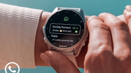 Garmin says WhatsApp is compatible with select models.