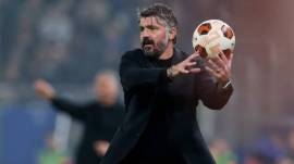 Italy national football team coach Gennaro Gattuso in action. (FILE: Reuters)