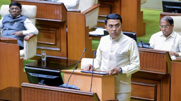 Goa Budget, Goa Budget allocation, Hike in licencing for new casinos, happiness index, Kushavati push, takeaways from Goa Budget, Goa Budget takeaways, Pramod Sawant, Panaji, Indian express news, current affairs