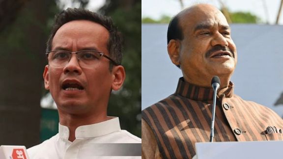 Gaurav Gogoi and Lok Sabha Speaker Om Birla