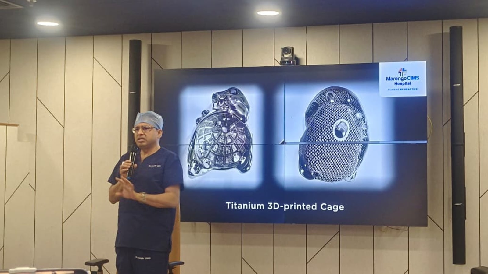 Ahmedabad hospital performs hip reconstruction surgery using 3D-printed pelvic cage on patient