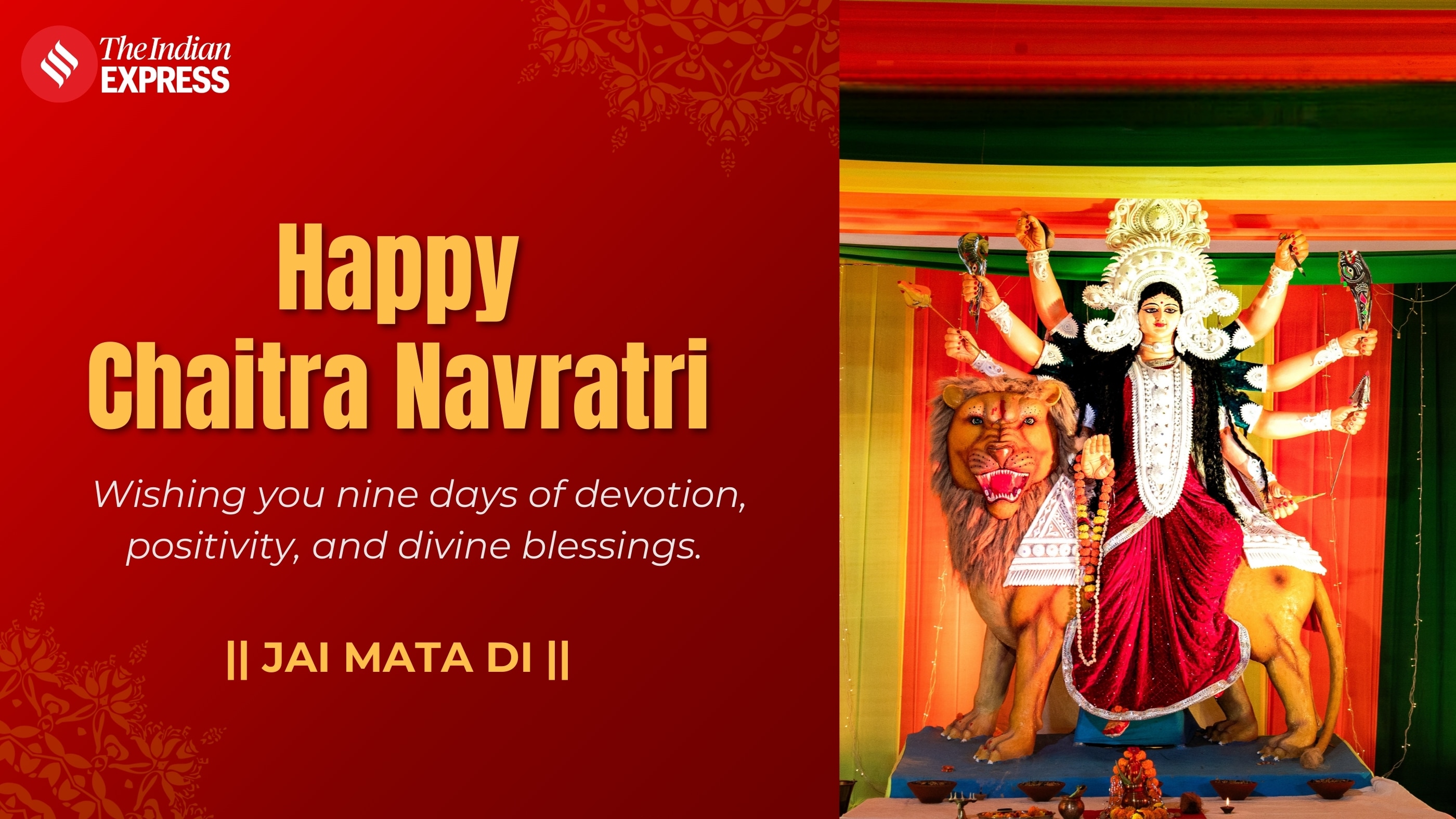 Let the divine energy of Navratri remove all obstacles and fill your life with happiness.