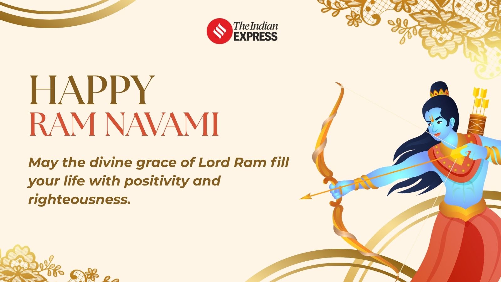 Walk the path of dharma. Happy Ram Navami 2026!