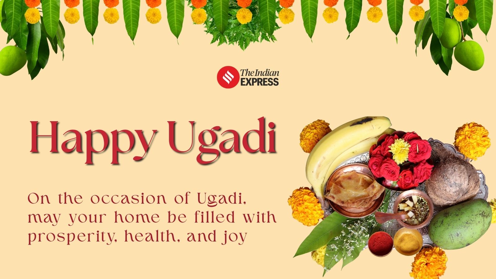 Let this New Year mark the beginning of great achievements and beautiful moments. Happy Ugadi!