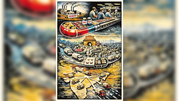 delhi Counterfeit Drug Trail, delhi Counterfeit Drugs, Counterfeit Drugs, Tramadol, Counterfeit opioid painkiller, Delhi Police, Delhi Police drug bust, Delhi Police drug opioid painkiller bust, Delhi Police drug trail bust, Indian express news, current affairs