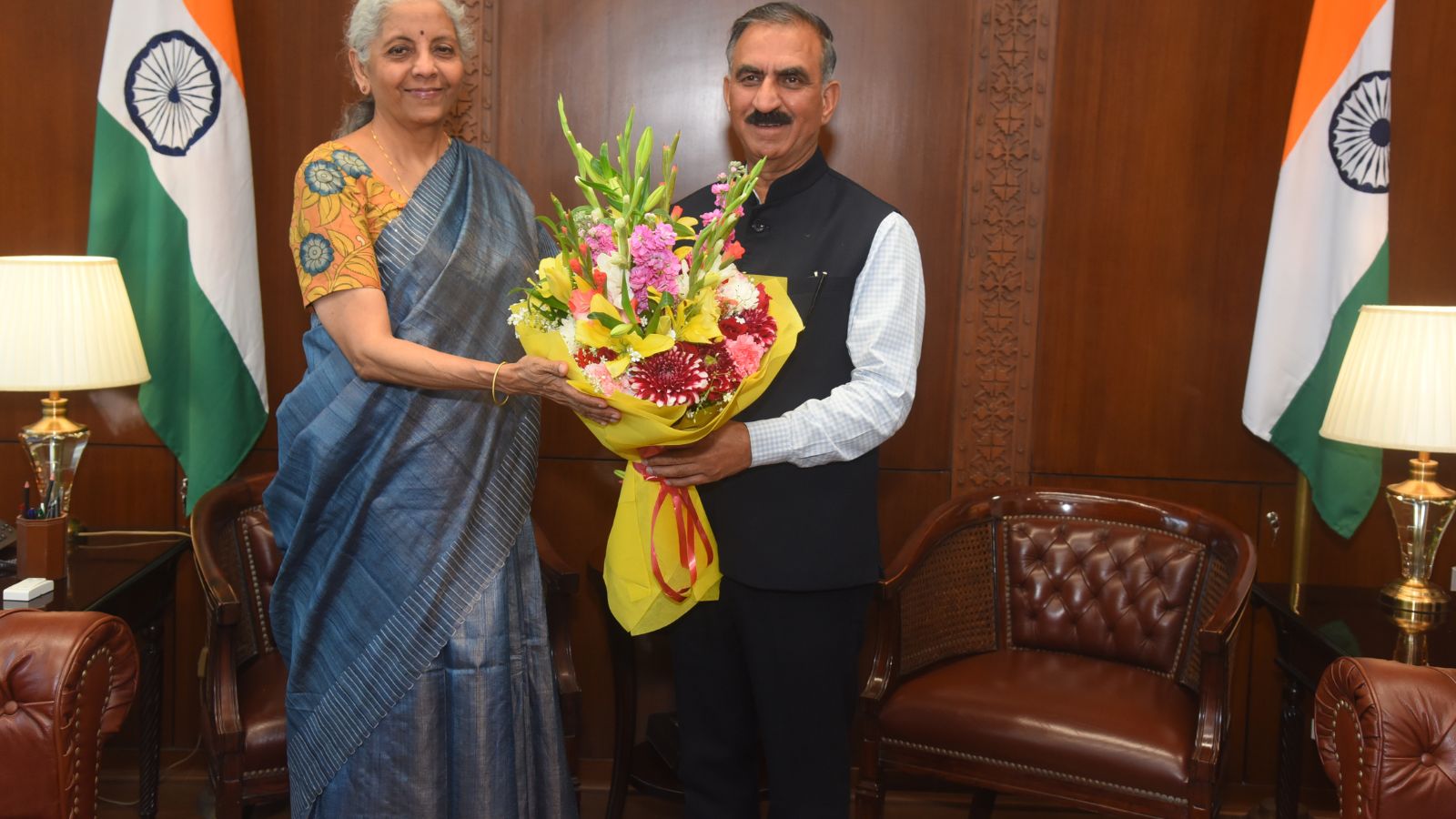 Himachal CM Sukhu meets Nirmala Sitharaman amid financial crunch, seeks special Central assistance