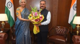 Himachal CM Sukhu meets Niramala Sitharaman