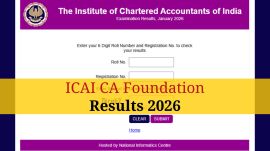 ICAI CA Foundation January 2026 Results