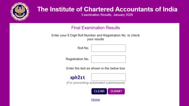 ICAI CA Jan 2026 Final Result
