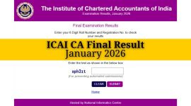 ICAI CA January 2026 Final Results