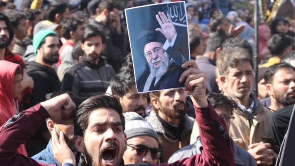 Mourners raised anti-US and anti-Israel slogans, and engaged in marsiya — a poetic lament, mourning Khamenei's death.