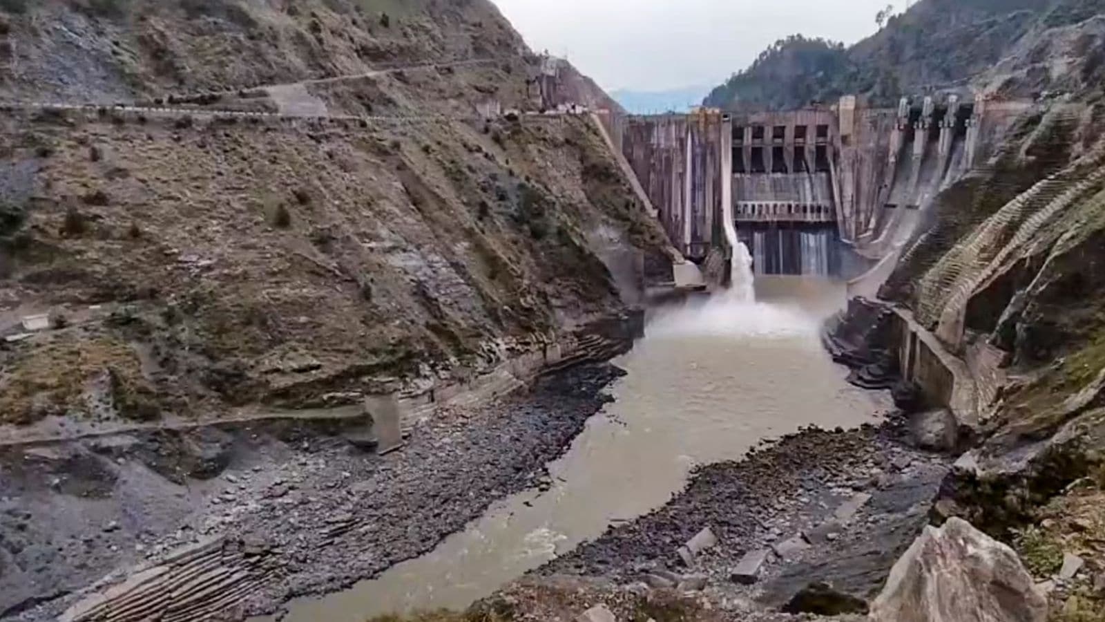 The committee had submitted to the NGT that MEIL had dumped muck directly on the Chenab's banks and allowed it to flow into the river.