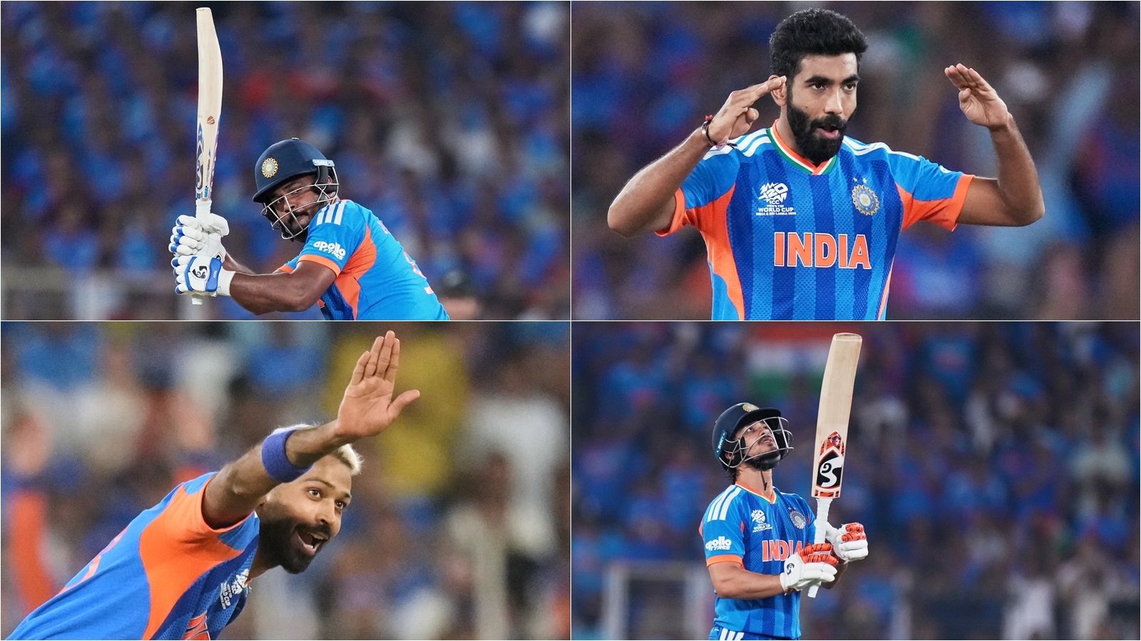 ICC T20 World Cup: Sanju Samson, Hardik Pandya, Ishan Kishan and Jasprit Bumrah in team of the tournament