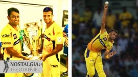 Ishwar Pandey during his Chennai Super Kings days. He played two seasons for CSK and picked up 17 wickets in 23 games (Photo: BCCI)