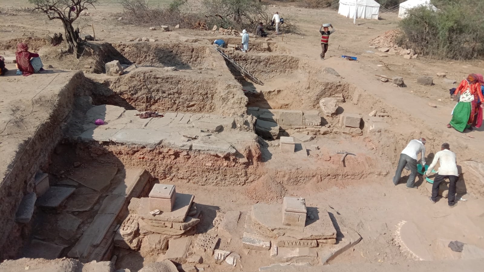  Excavations reveal 1,000-year-old idols, architectural secrets