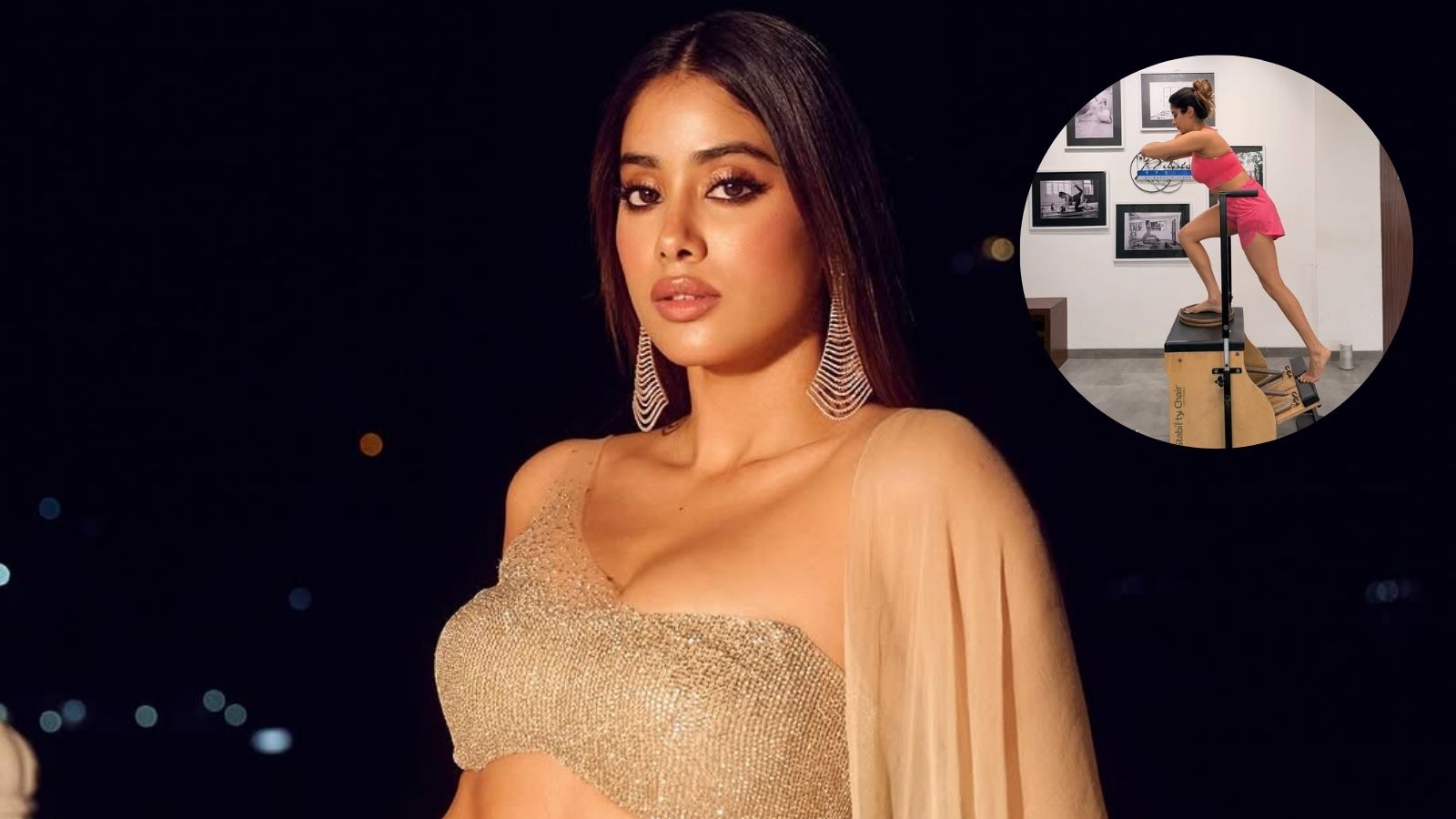 Janhvi Kapoor’s Pilates upgrade: Master the stability chair step up for strong glutes and core
