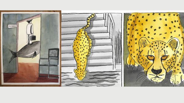 Animals are a recurring motif in Absolute Jafer. (Courtesy: Sarnath Banerjee) 