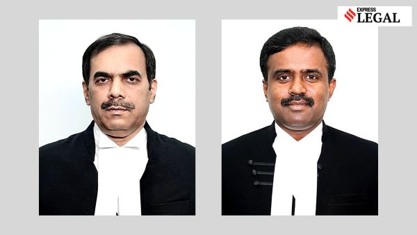 Justice S G Pandit and K V Aravind