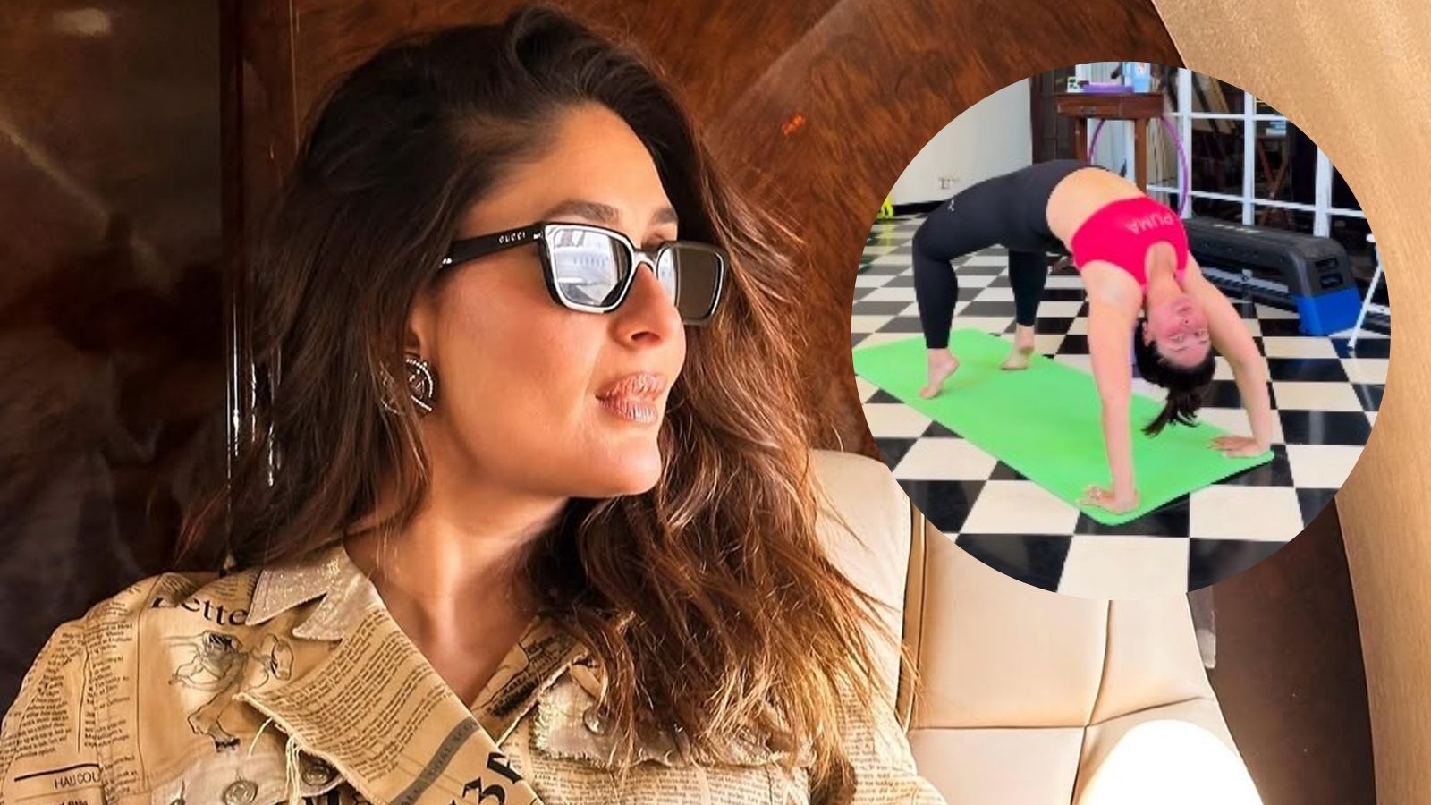 Kareena Kapoor Khan gets into the yoga flow with a ‘Chakrasana and a pout’