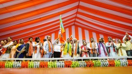 With Parivartan Yatra, BJP slams TMC on ‘infiltration, corruption’