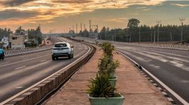 In the next phase, the road will be connected to the ongoing Bhadbhut barrage project in Bharuch district.