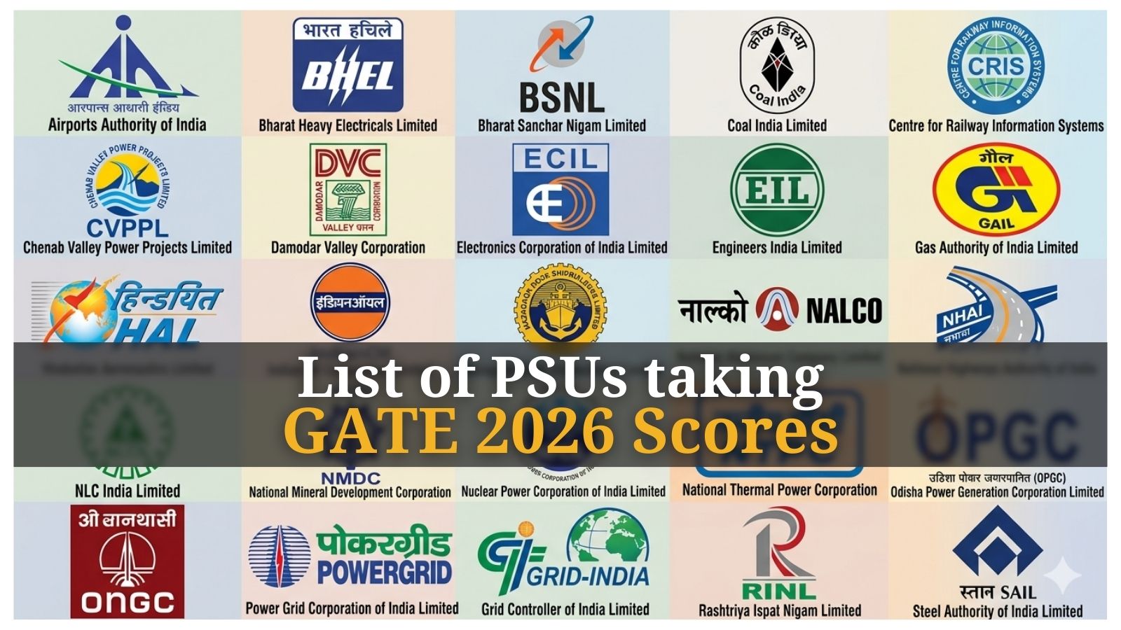 GATE 2026 Results: List of PSUs taking graduate aptitude test scores for hiring