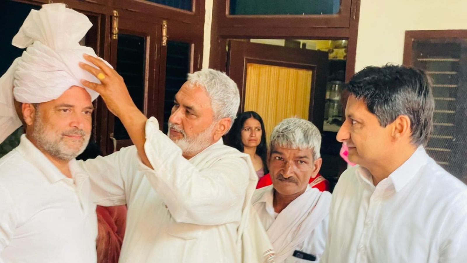 3 years after tractor ride, Rahul Gandhi makes surprise return to Haryana village to attend farmer’s daughter’s wedding