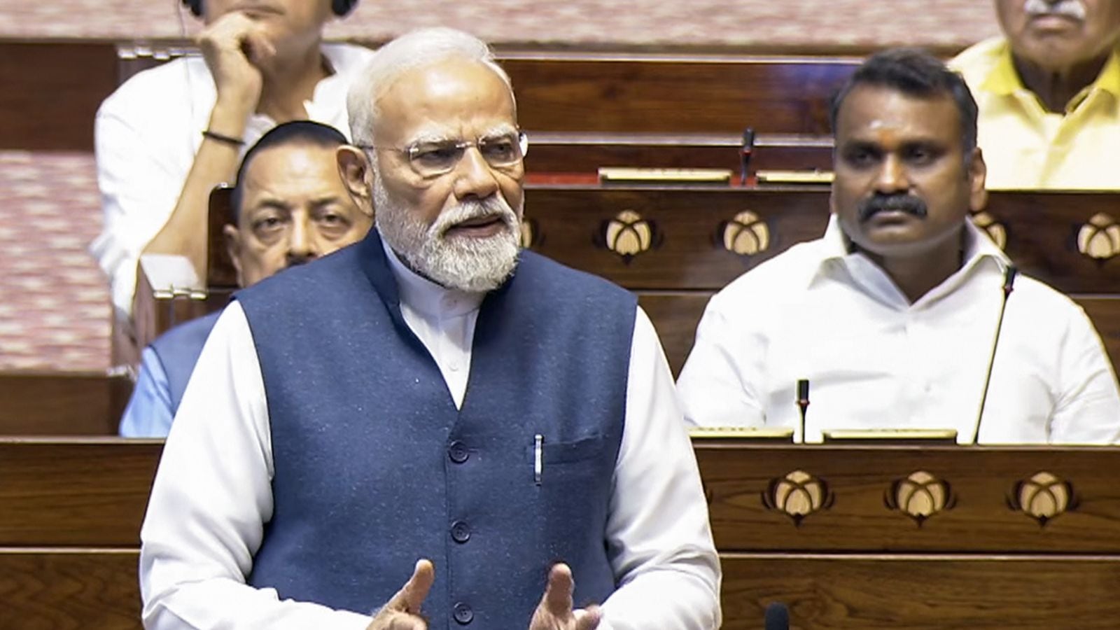 ‘No full stops in politics’: PM Modi bids farewell to retiring Rajya Sabha MPs
