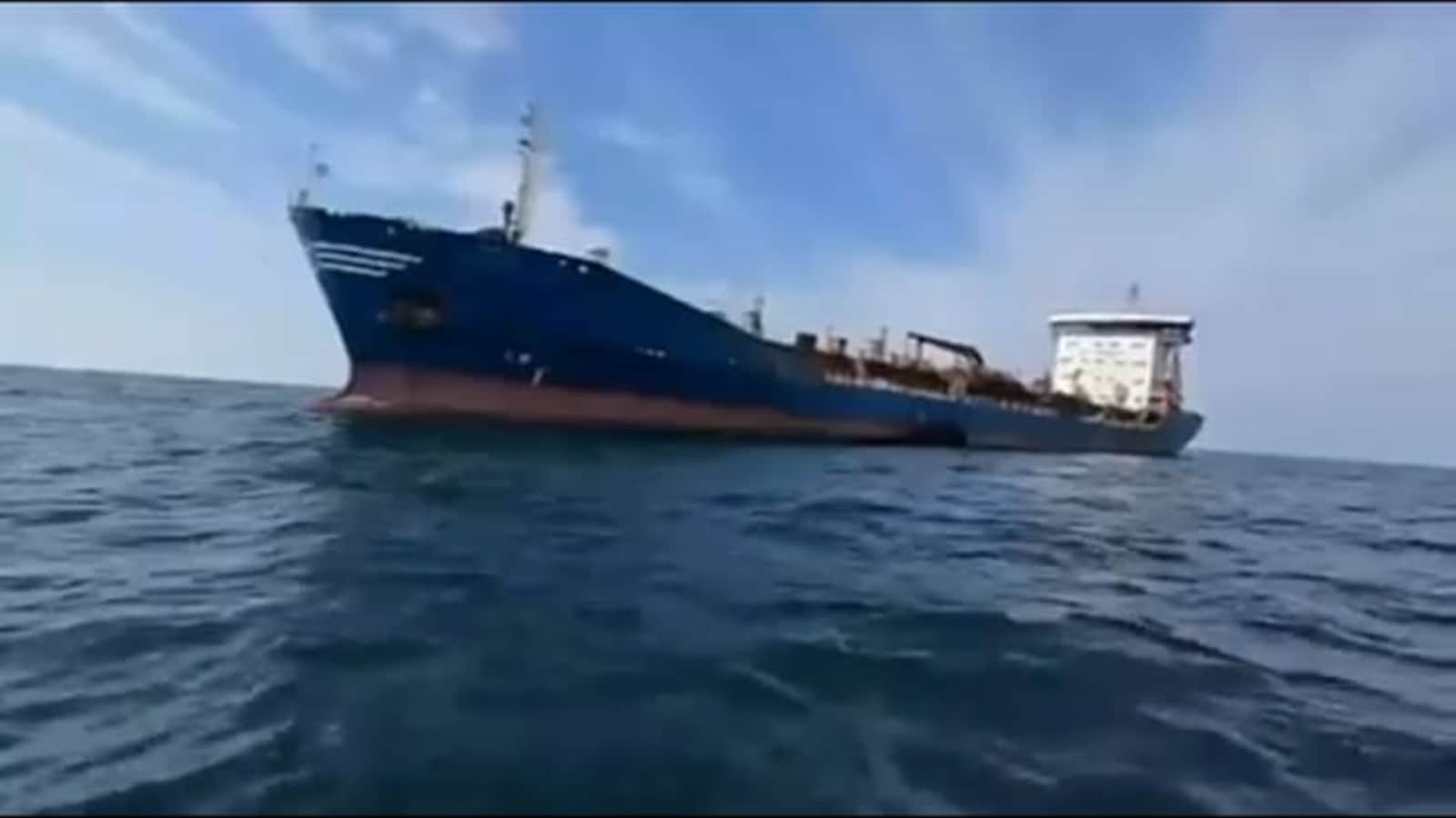 Held by Iran last December, eight Indian sailors on way home