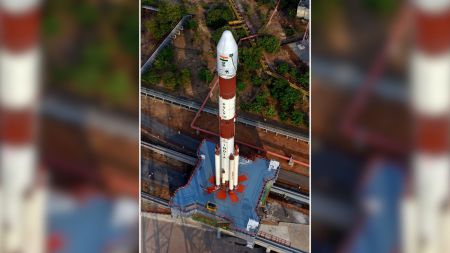 PSLV C32/ IRNSS 1F was launched in 2016 (ISRO)