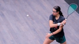 Nadien el Hammamy, the tall, 18-year-old, is tipped to take over from Nour el Sherbini and current World No.1 Hania in the coming years. (Photo: PSA)