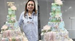 The elaborate cake was created by Mumbai-based celebrity pastry chef Bunty Mahajan