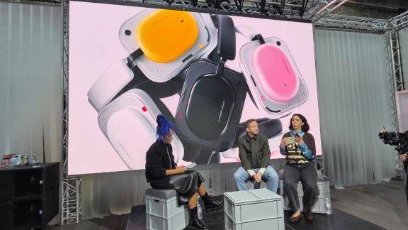 The all-new Nothing Headphone (a) arrive in 4 new peppy colours. (Image: Anuj Bhatia/The Indian Express)