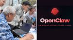 Elder citizens seen attending one of Tencent AI’s OpenClaw set up events in Shanghai. (Express Image/Tencent AI)