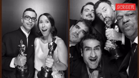 Oscar 2026 winners Two people exchanging Saliva and The Singers