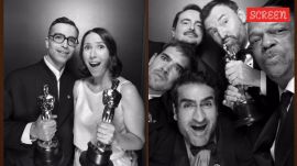 Oscar 2026 winners Two people exchanging Saliva and The Singers