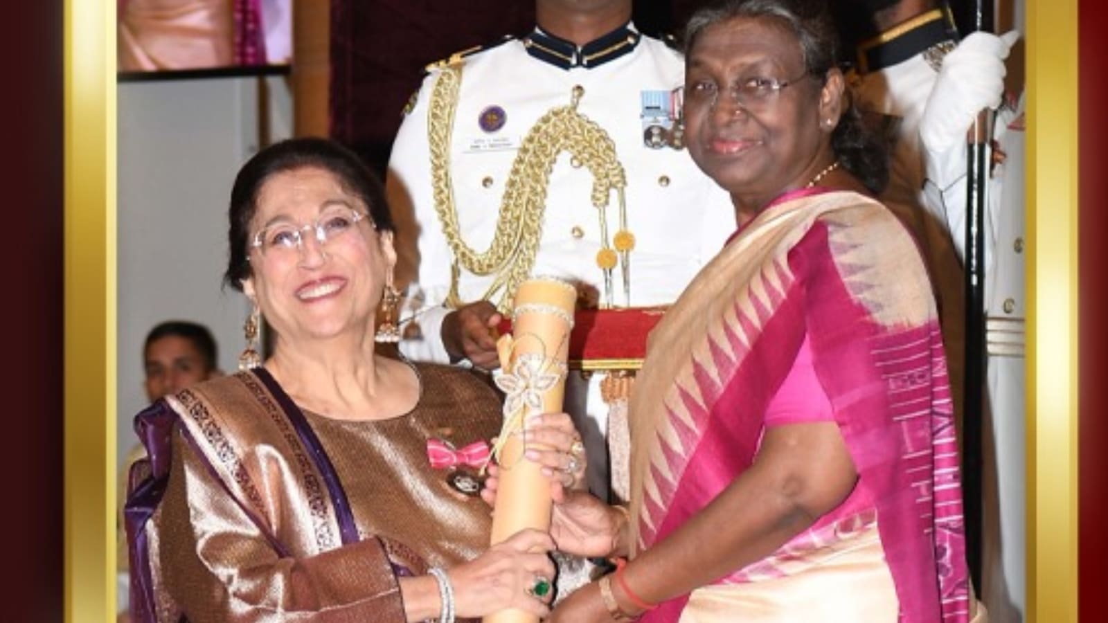 Kiran Nadar honoured with the Global Arts Patronage Award