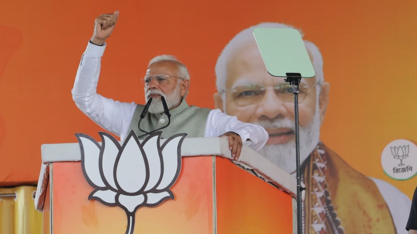 Countdown has begun for those running jungle raj in Bengal: PM at Kolkata rally
