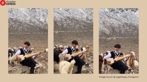 Pakistani musician Kal Ho Naa Ho rubab