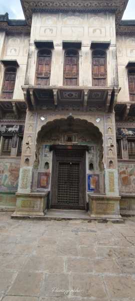 Nevatiya ki Haveli in Fatehpur, Sikar. (Express photo/By special arrangement)