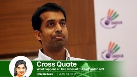 Former Indian shuttler Pullela Gopichand in action. (FILE)